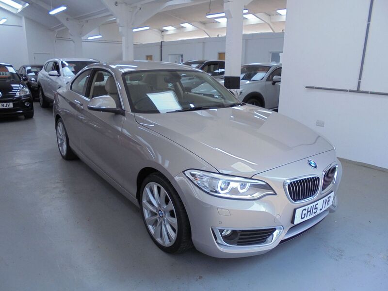 View BMW 2 SERIES 218d Automatic Luxury Coupe - Sat Nav - Heated Leather